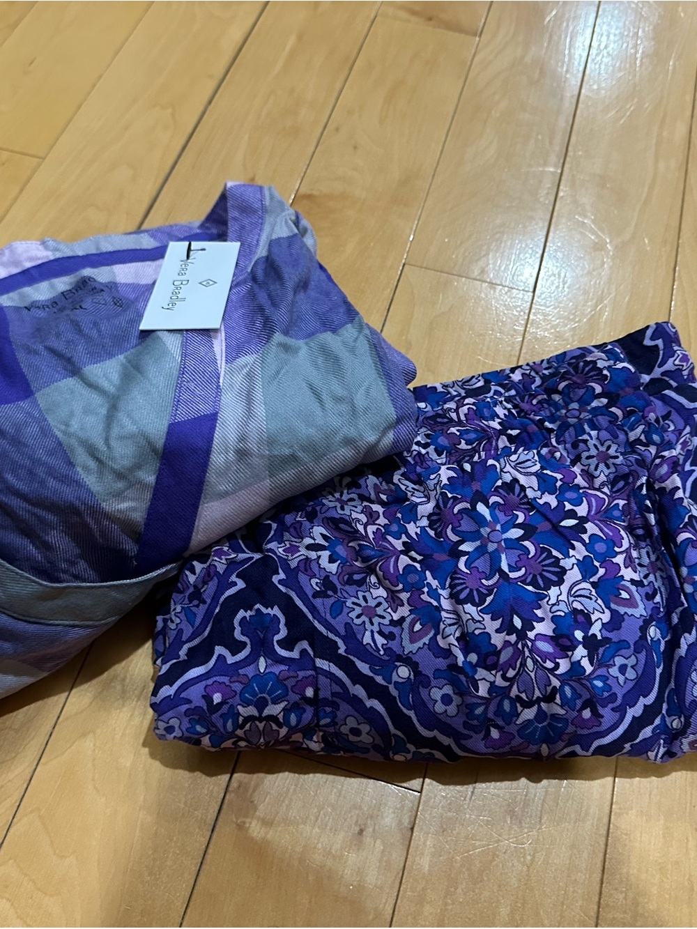 Vera Bradley Purple Floral Print Pajamas set